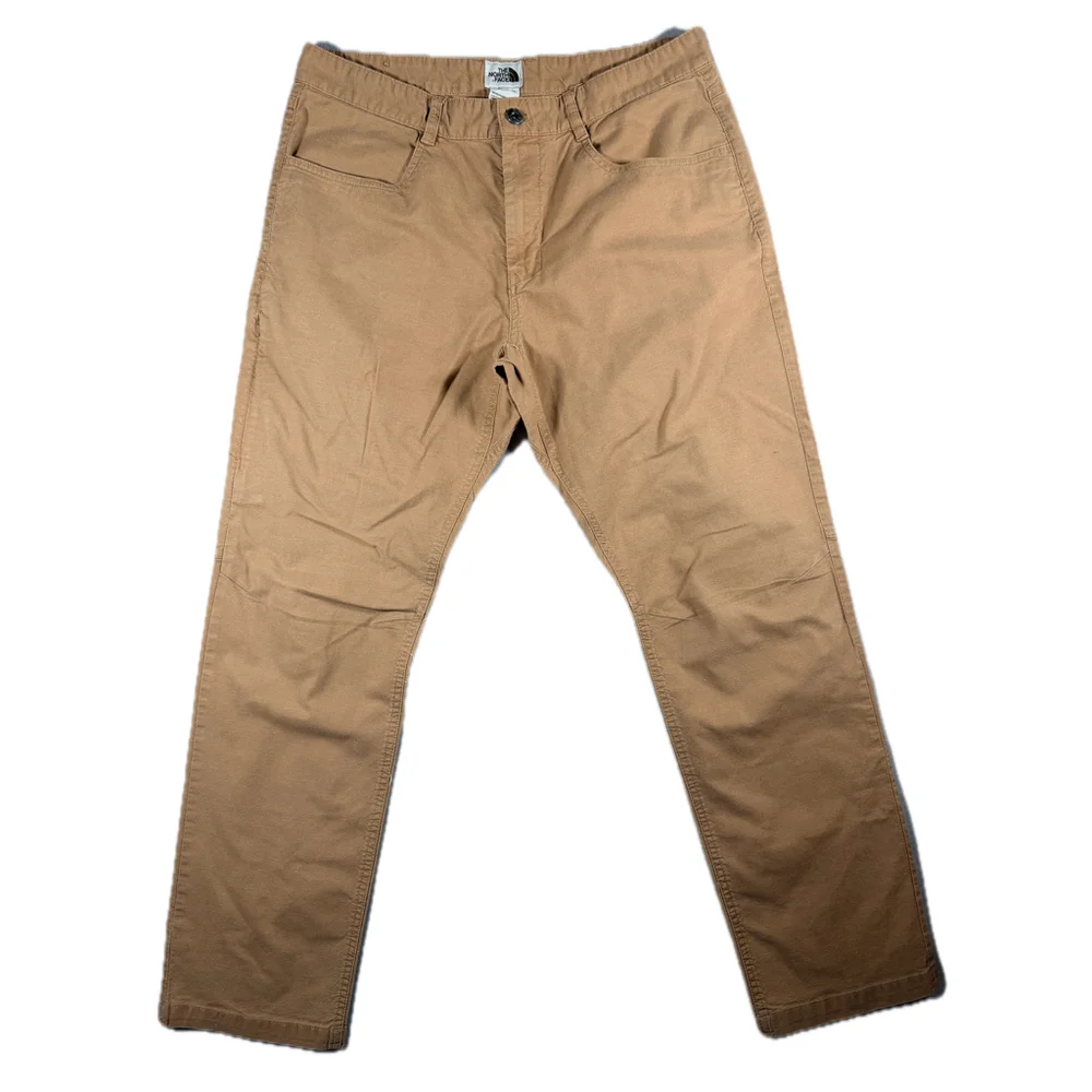 THE NORTH FACE MENS PANTS — SIZE 36 REGULAR — KHAKI/TAN